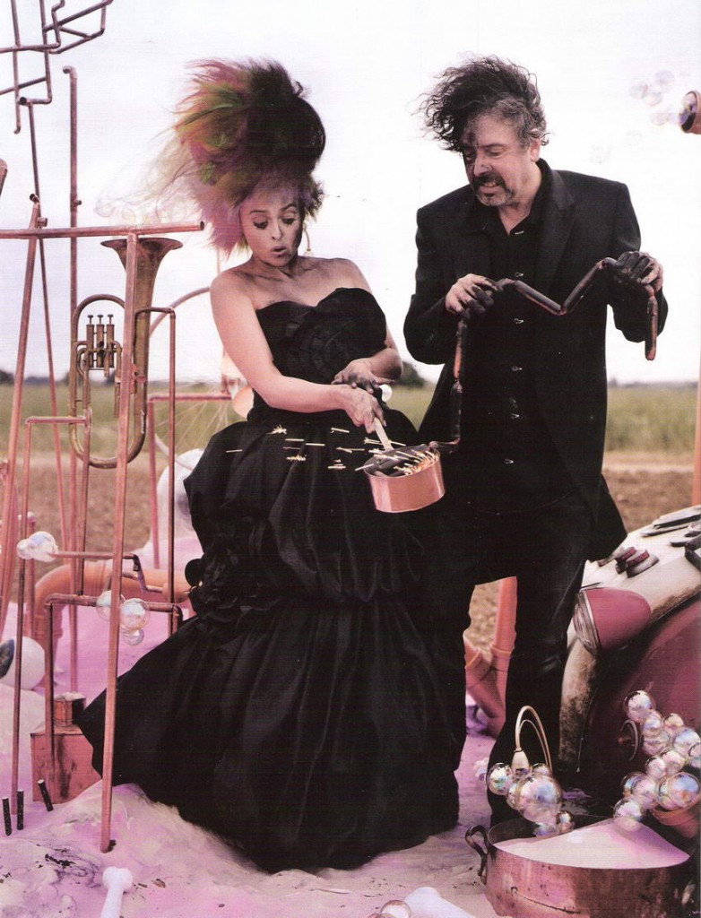 Tim Burton et sa femme