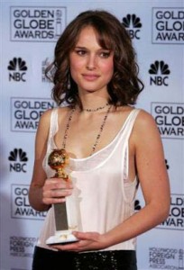 Natalie Portman Golden Globes Black Swan