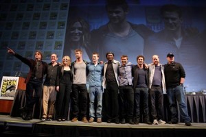 The Avengers, tournage, Robert Downey Jr, Scarlett Johansson