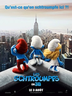 Les Schtroumpfs 2011, affiche