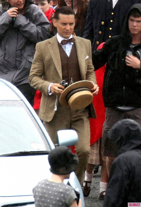 Tobey Maguire : Photos du tournage de Gatsby le magnifique