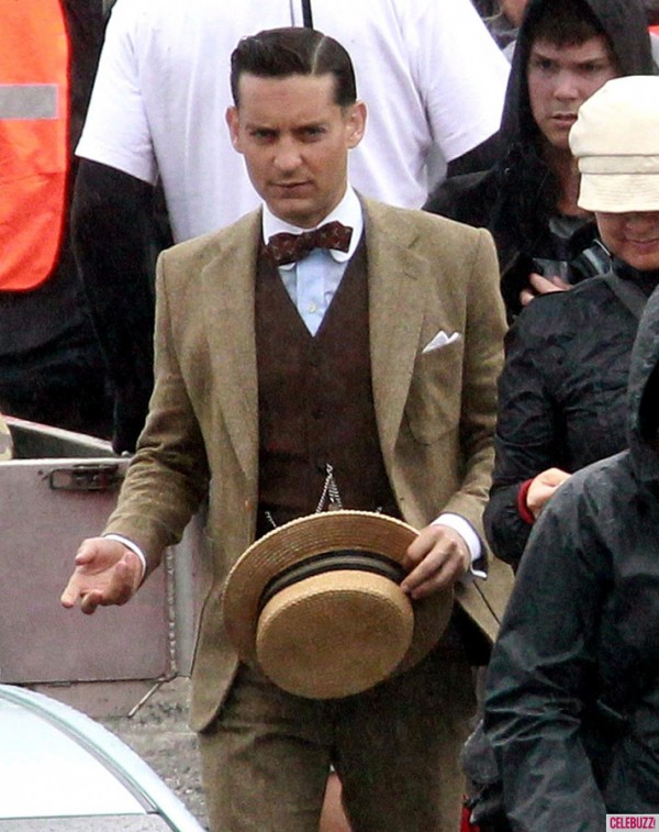 Tobey Maguire : Photos du tournage de Gatsby le magnifique