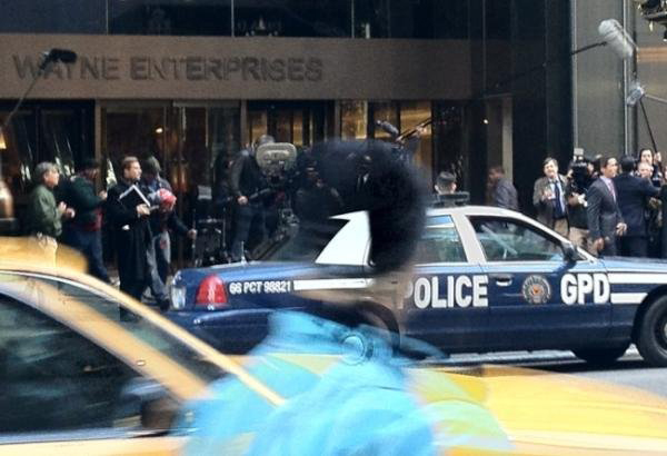 The Dark Knight Rises : photos du tournage à New York