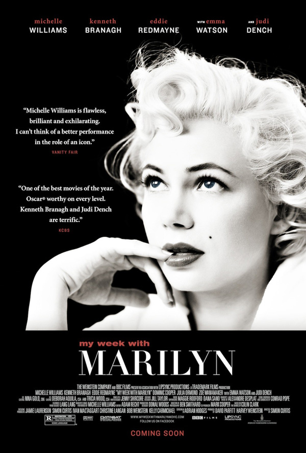 L'affiche officielle de My Week with Marilyn