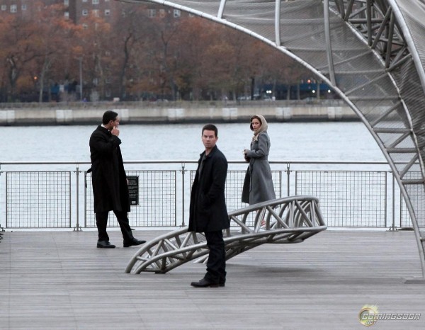 Photos de Mark Wahlberg et Catherine Zeta-Jones sur le tournage de Broken City