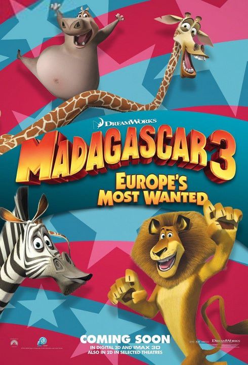 madagascar 3- affiche