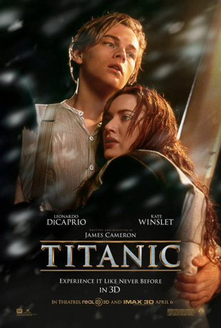 Affiche officielle de Titanic 3D