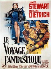 L'affiche de Le Voyage fantastique avec Marlene Dietrich - 1951