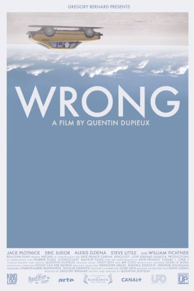 Wrong de Quentin Dupieux l'affiche