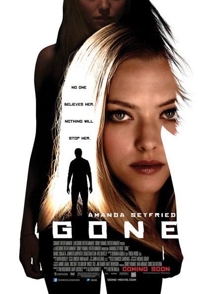 Gone -Affiche avec Amanda Seyfried