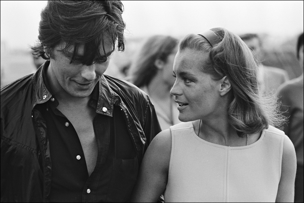 Romy Schneider en 1968. "LA PISCINE" TOURNAGE PAR JACQUES DERAY 