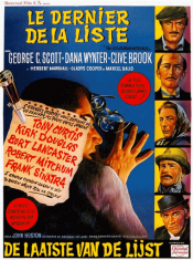 L'affiche du film Le Dernier de la liste avec Kirk Douglas