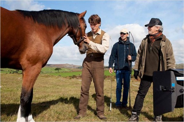 Irvine et Spielberg dans War Horse