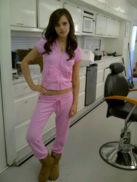 Emma Watson sur le tournage du film The Bling Ring photo