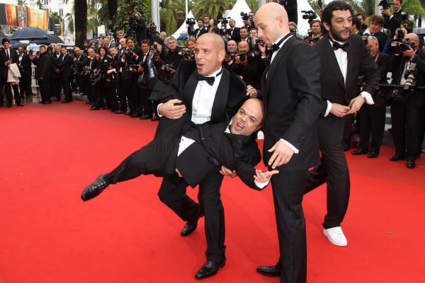 Eric et Ramzy Bédia et les Kaïra monte les marches du Festival de Cannes 2012