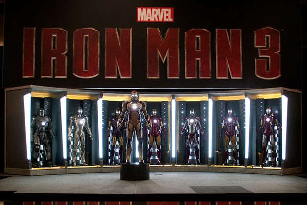 La nouvelle armure beige d'Iron Man 3