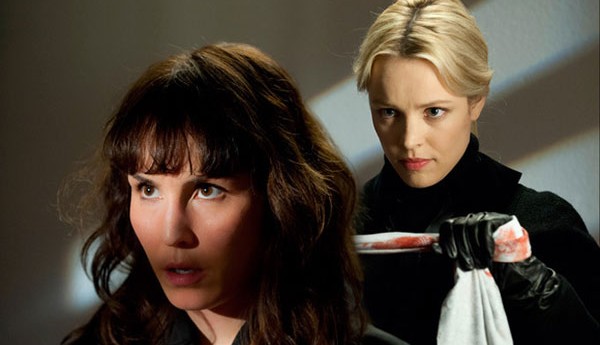 Rachel McAdams et Noomi Rapace dans Passion