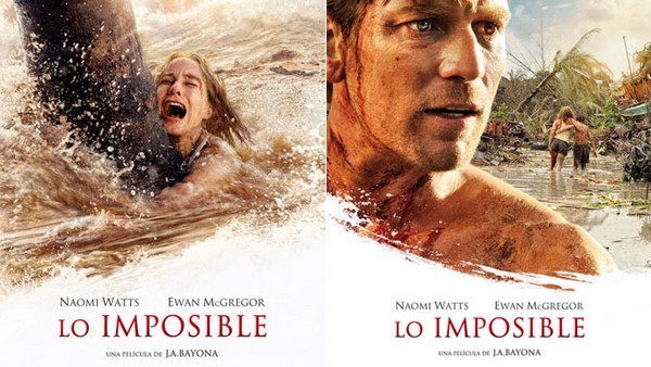 Les deux posters officiels de The Impossible