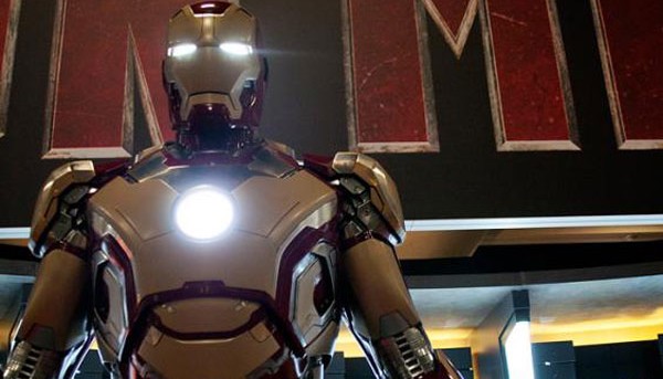 La nouvelle armure beige d'Iron Man 3