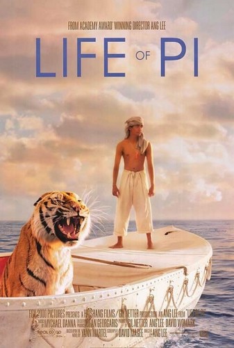 L'affiche officielle de Life of Pi d'Ang Lee