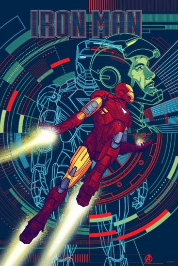 L'affiche Mondo Avengers Iron Man