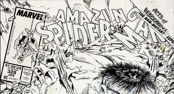 Le comic art original de The Amazing Spider-Man vendu à 675 250 $