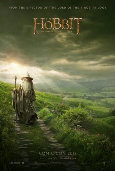 Affiche officielle du Hobbit au Comic Con