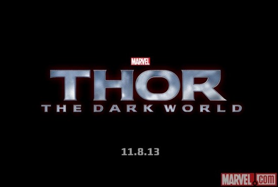 Logo officiel Marvel pour Thor : The Dark World