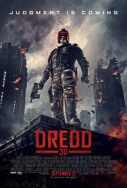 Poster officiel de Dredd avec Karl Urban