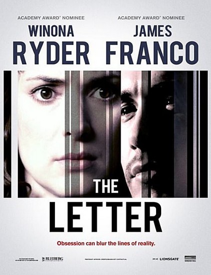 Winona Ryder et James Franco dans The Letter