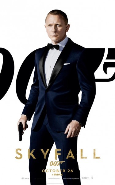 Daniel Craig, poster officiel Skyfall