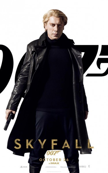 Javier Bardem poster officiel Skyfall