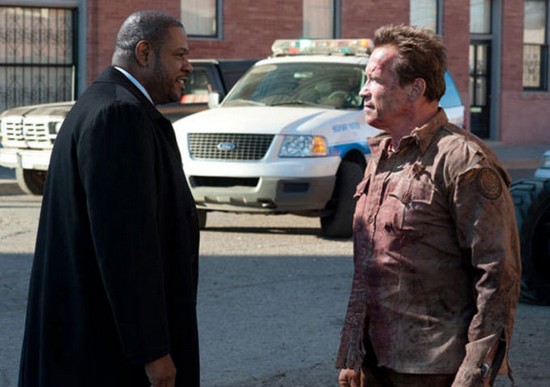 Première image d'Arnold Schwarzenegger et Forest Whitaker dans The Last Stand