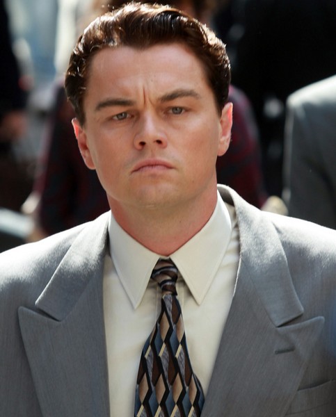 Leonardo DiCaprio sur le tournage de The Wolf of Wall Street