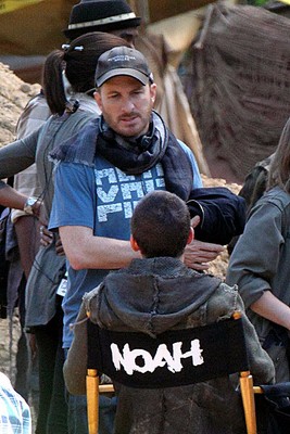 Darren Aronofsky sur le tournage de Noé