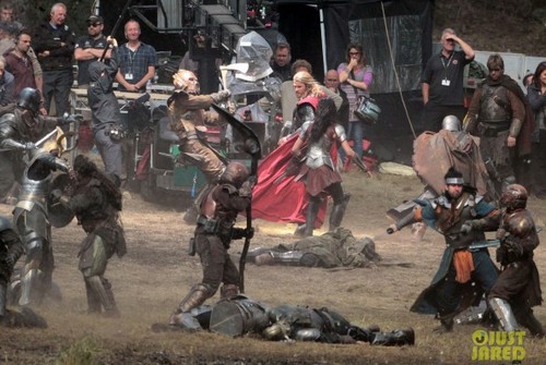 Sur le tournage de Thor : The Dark World