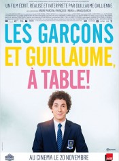 affiche guillaume gallienne les garçons et guillaume à table