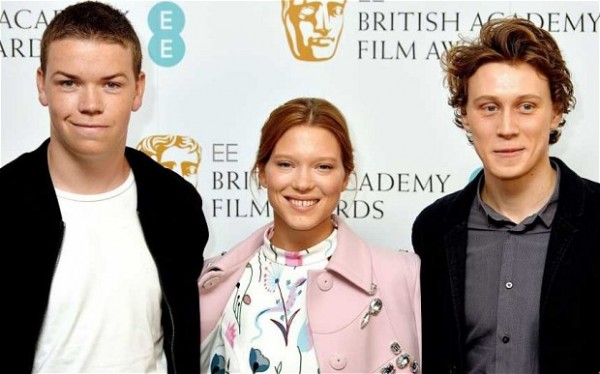 Will Poulter, Léa Seydoux et George Mackay (photo: Getty)