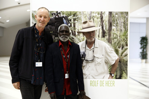 Rolf de Heer et David Gulpilil (© FDC / C. Duchene)
