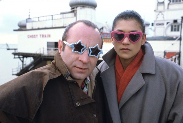 'MONA LISA' FILMING ON SET AT BRIGHTON PIER, BRITAIN - 1986