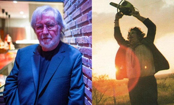 Tobe Hooper et Leatherface dans Massacre à la tronçonneuse