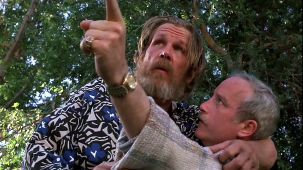 Nick Nolte et Richard Dreyfus dans Le Clochard de Beverly Hills