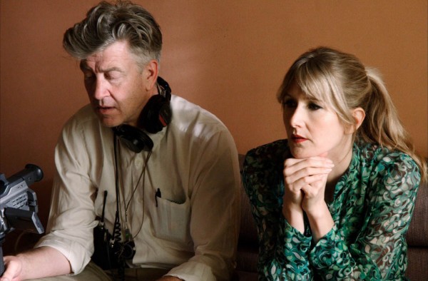David Lynch et Laura Dern sur le tournage de Inland Empire