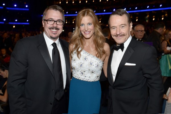 Vince Gilligan, Anna Gunn et Bryan Cranston (Invision/AP)