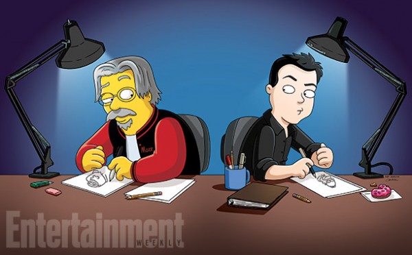 Matt Groening et Seth Mac Farlane