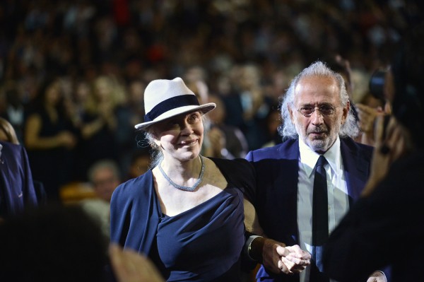 Faye Dunaway et Jerry Schatzberg (photo : O.Chassignole)