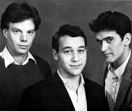 Robert-Tapert, Sam Raimi et Bruce Campbell en 1981