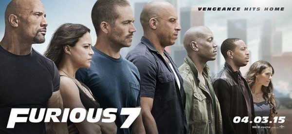 Dwayne Johnson, Michelle Rodriguez, Paul Walker, Vin Diesel, Tyrese Gibson, Ludacris et Jordana Brewster