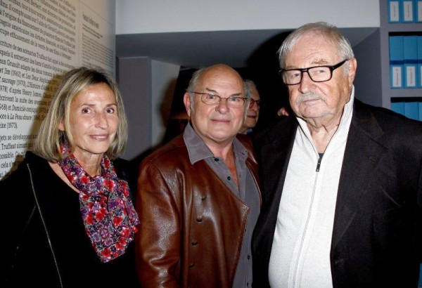 Jean-Francois Stévenin avec son épouse et Claude de Givray, scénariste de Truffaut