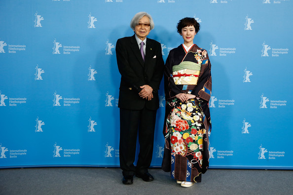 Yoji Yamada et son actrice Haru Kuroki,  lors de la présentation officielle au 64ème Festival de Berlin en 2014  (photo : Andreas Rentz/Getty Images Europe) 